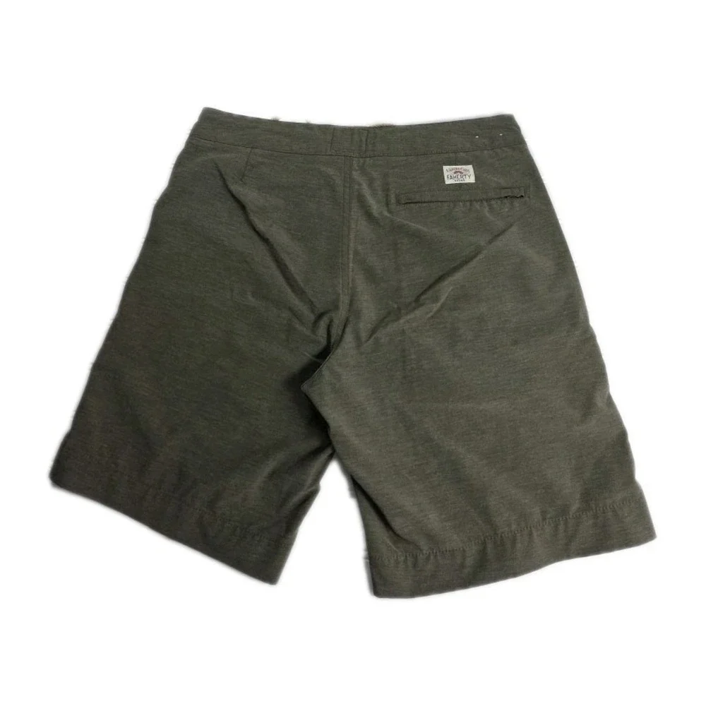 Faherty All Day Shorts Mens 30 GREEN‎ Golf Performance Stretch Drawstring